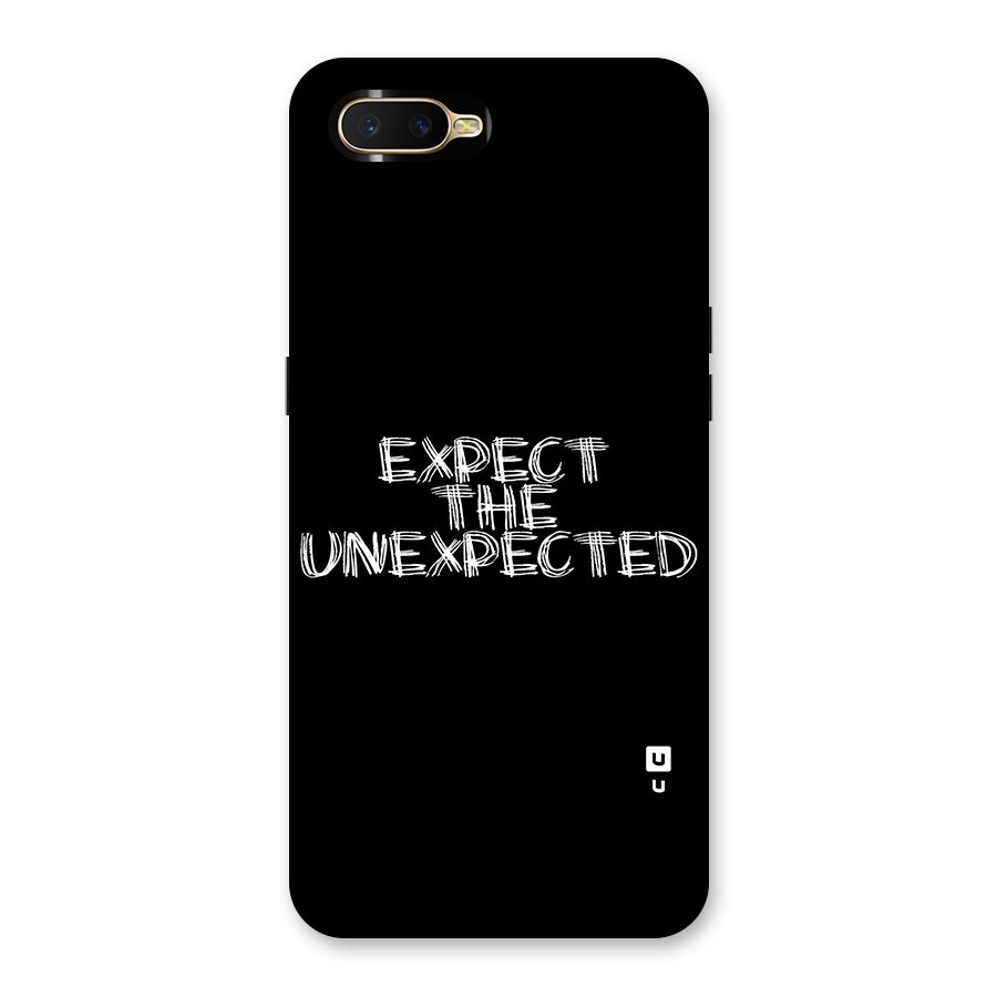Expect The Unexpected Back Case for Oppo K1