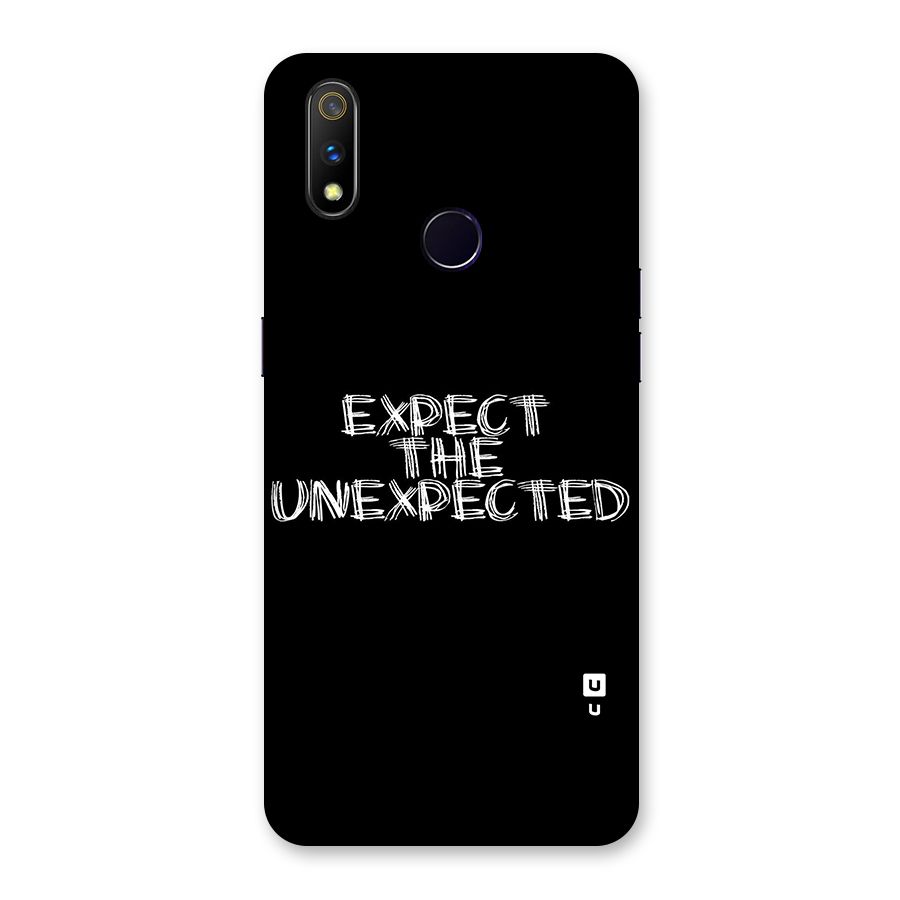 Expect The Unexpected Back Case for Realme 3 Pro