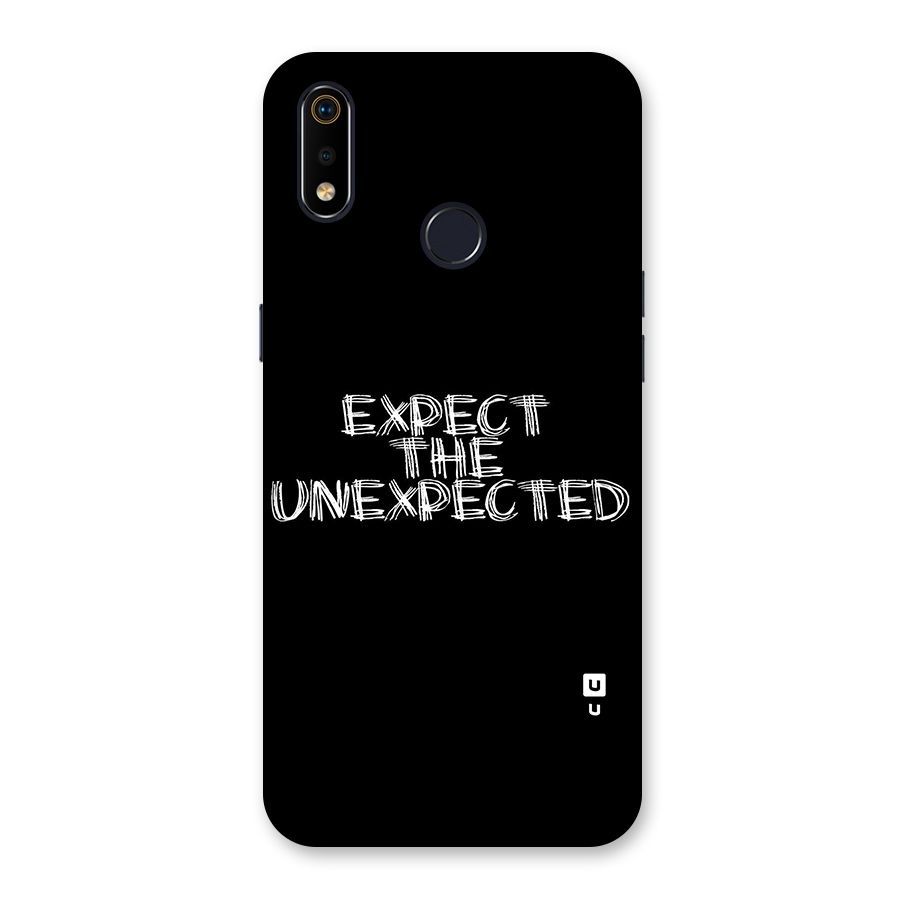 Expect The Unexpected Back Case for Realme 3i