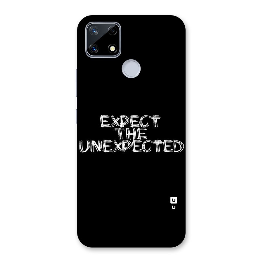 Expect The Unexpected Glass Back Case for Realme Narzo 20