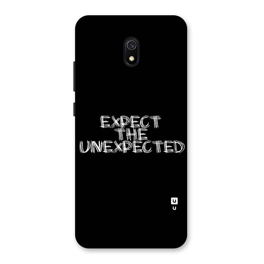 Expect The Unexpected Back Case for Redmi 8A