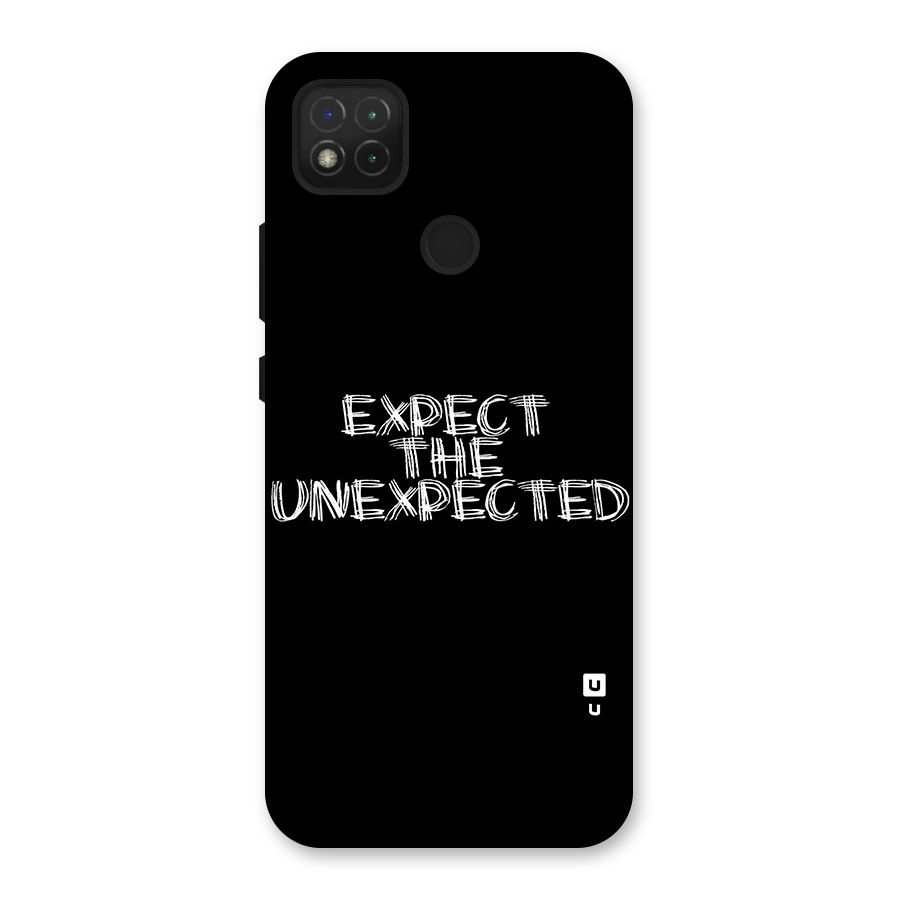 Expect The Unexpected Back Case for Redmi 9