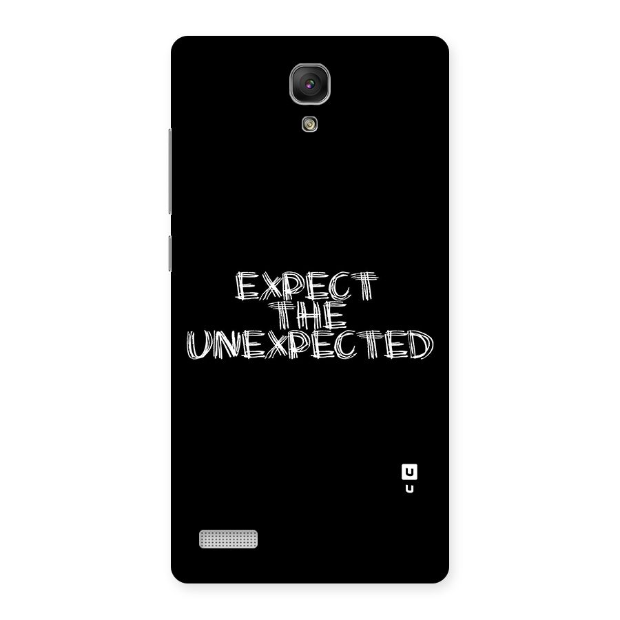 Expect The Unexpected Back Case for Redmi Note Prime