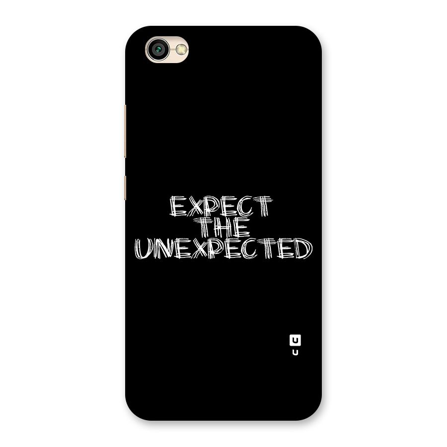Expect The Unexpected Back Case for Redmi Y1 Lite