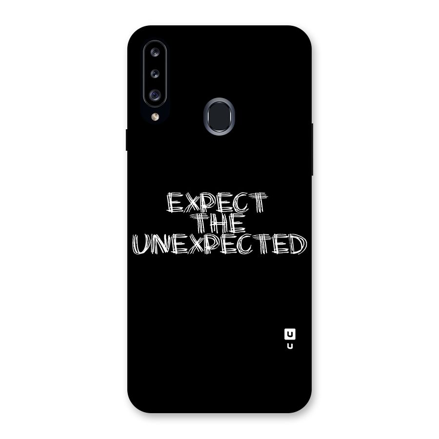 Expect The Unexpected Back Case for Samsung Galaxy A20s