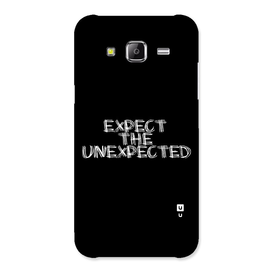 Expect The Unexpected Back Case for Samsung Galaxy J2 Prime