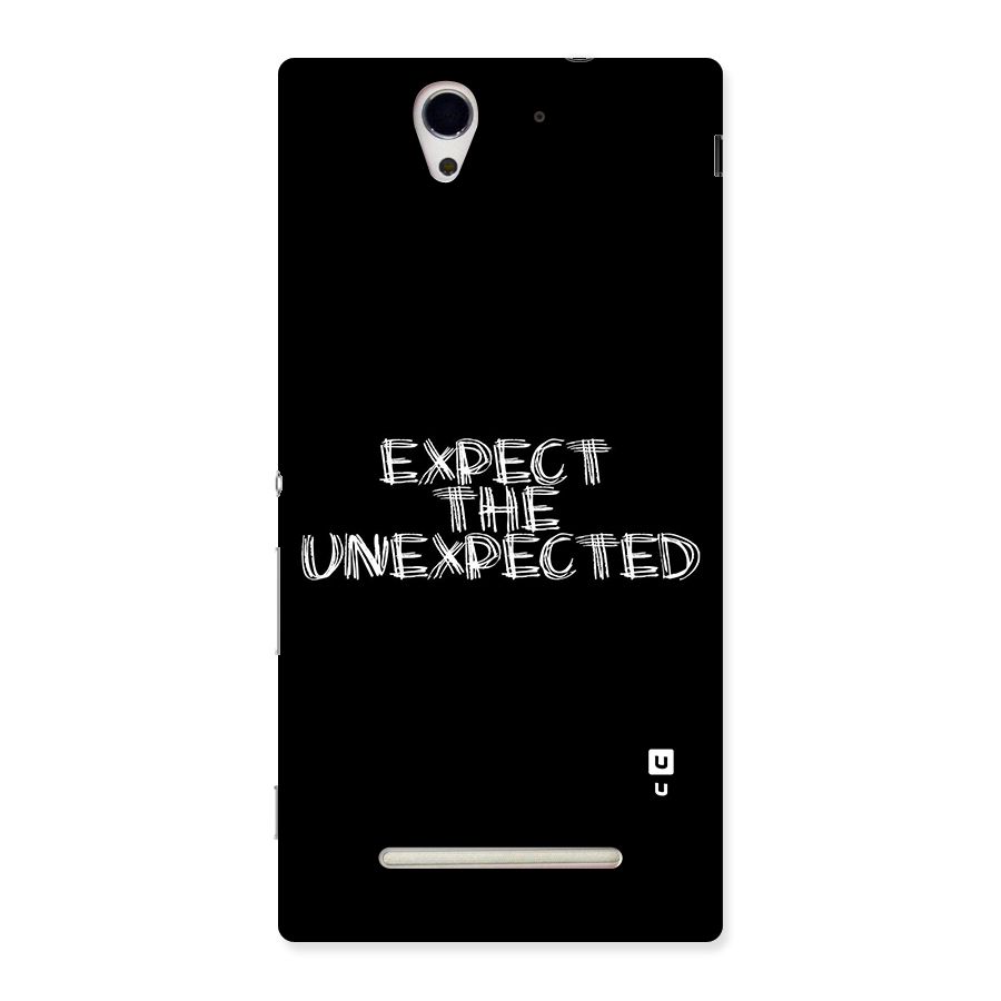 Expect The Unexpected Back Case for Sony Xperia C3