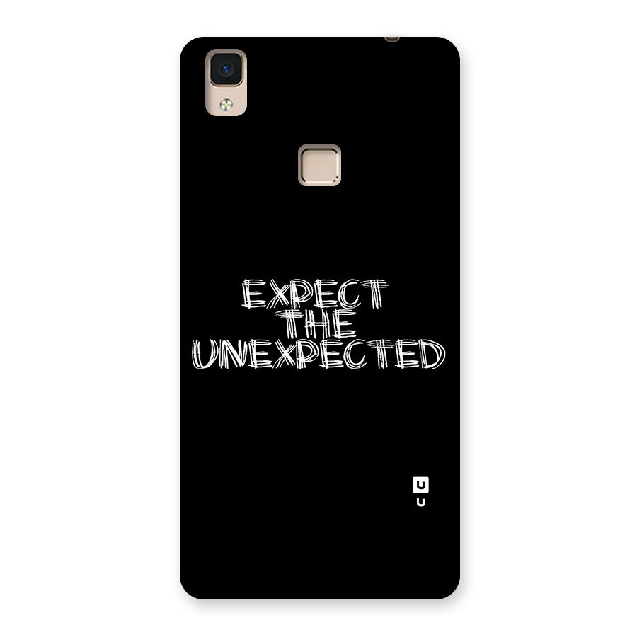 Expect The Unexpected Back Case for V3 Max