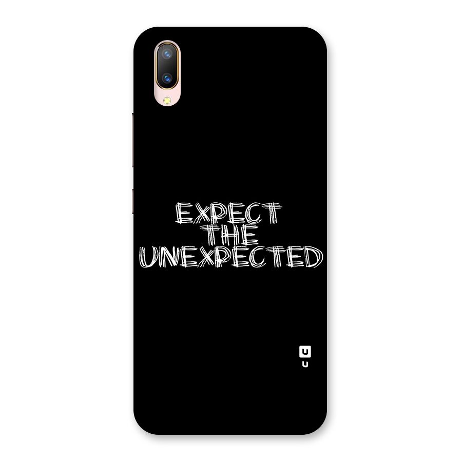 Expect The Unexpected Back Case for Vivo V11 Pro