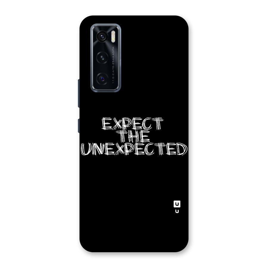 Expect The Unexpected Back Case for Vivo V20 SE