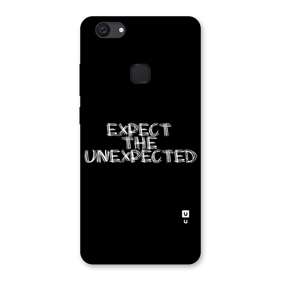 Expect The Unexpected Back Case for Vivo V7 Plus