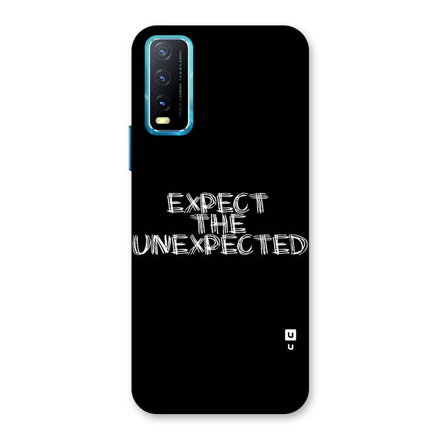 Expect The Unexpected Back Case for Vivo Y20