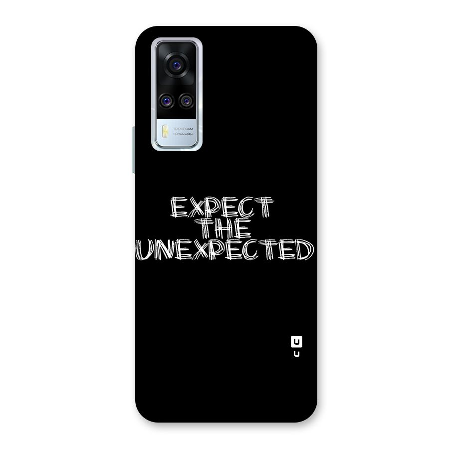 Expect The Unexpected Back Case for Vivo Y31
