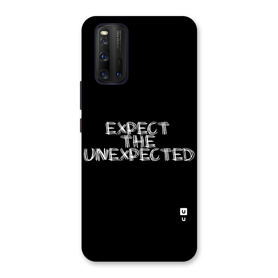 Expect The Unexpected Glass Back Case for Vivo iQOO 3