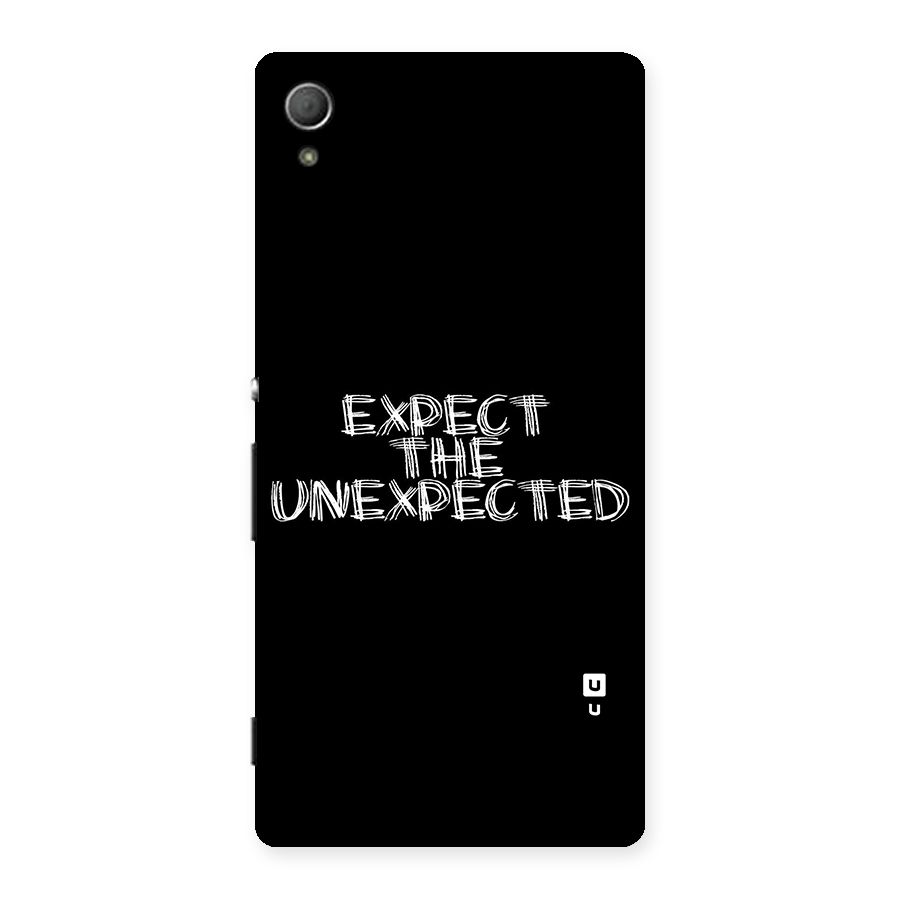 Expect The Unexpected Back Case for Xperia Z3 Plus