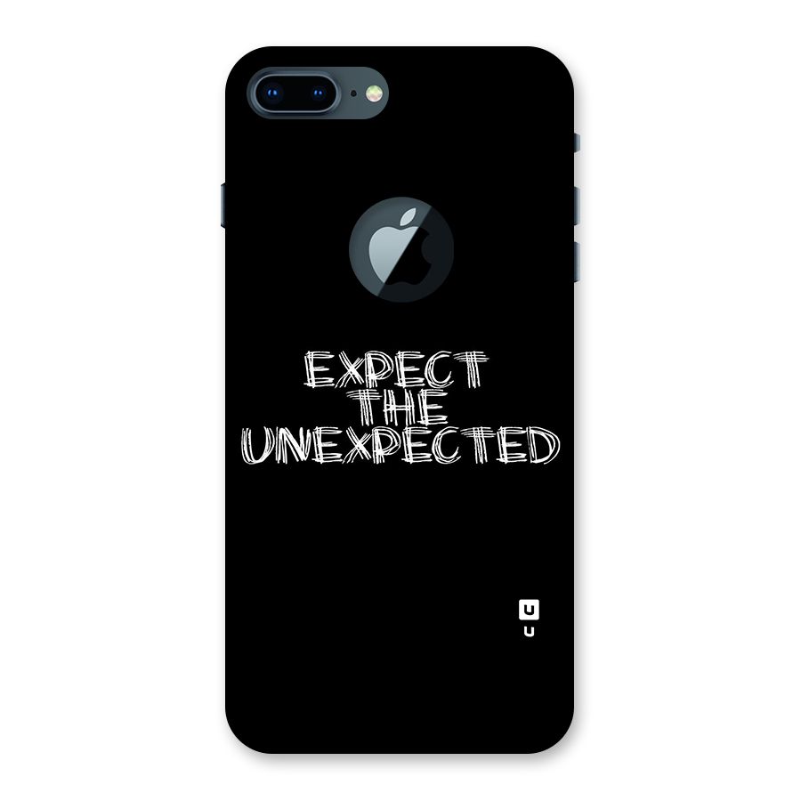 Expect The Unexpected Back Case for iPhone 7 Plus Logo Cut