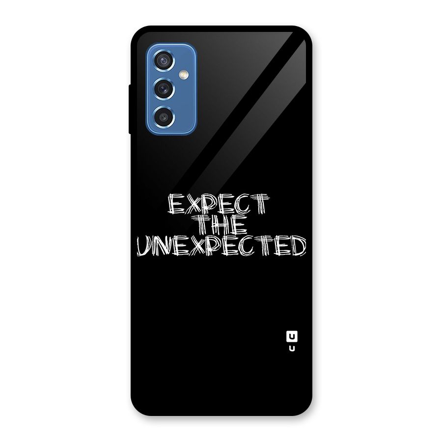 Expect The Unexpected Glass Back Case for Galaxy M52 5G