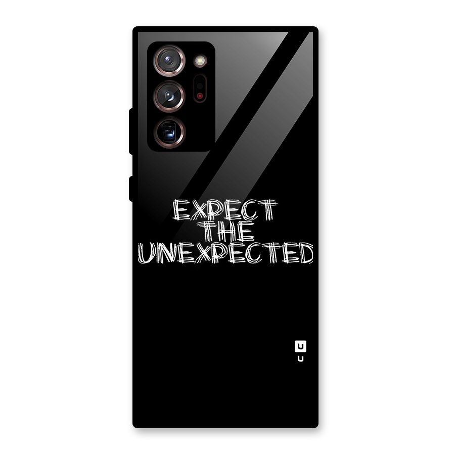 Expect The Unexpected Glass Back Case for Galaxy Note 20 Ultra
