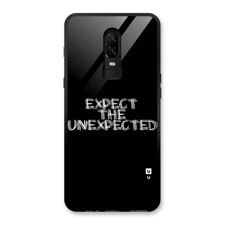 Expect The Unexpected Glass Back Case for OnePlus 6