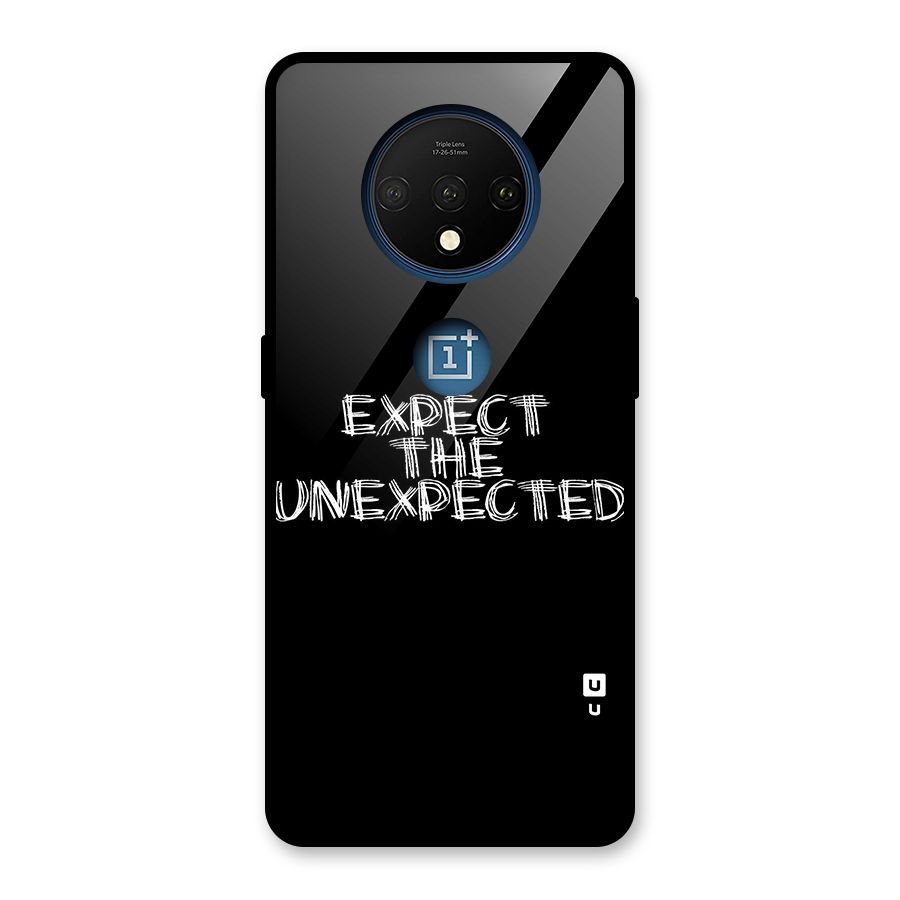 Expect The Unexpected Glass Back Case for OnePlus 7T