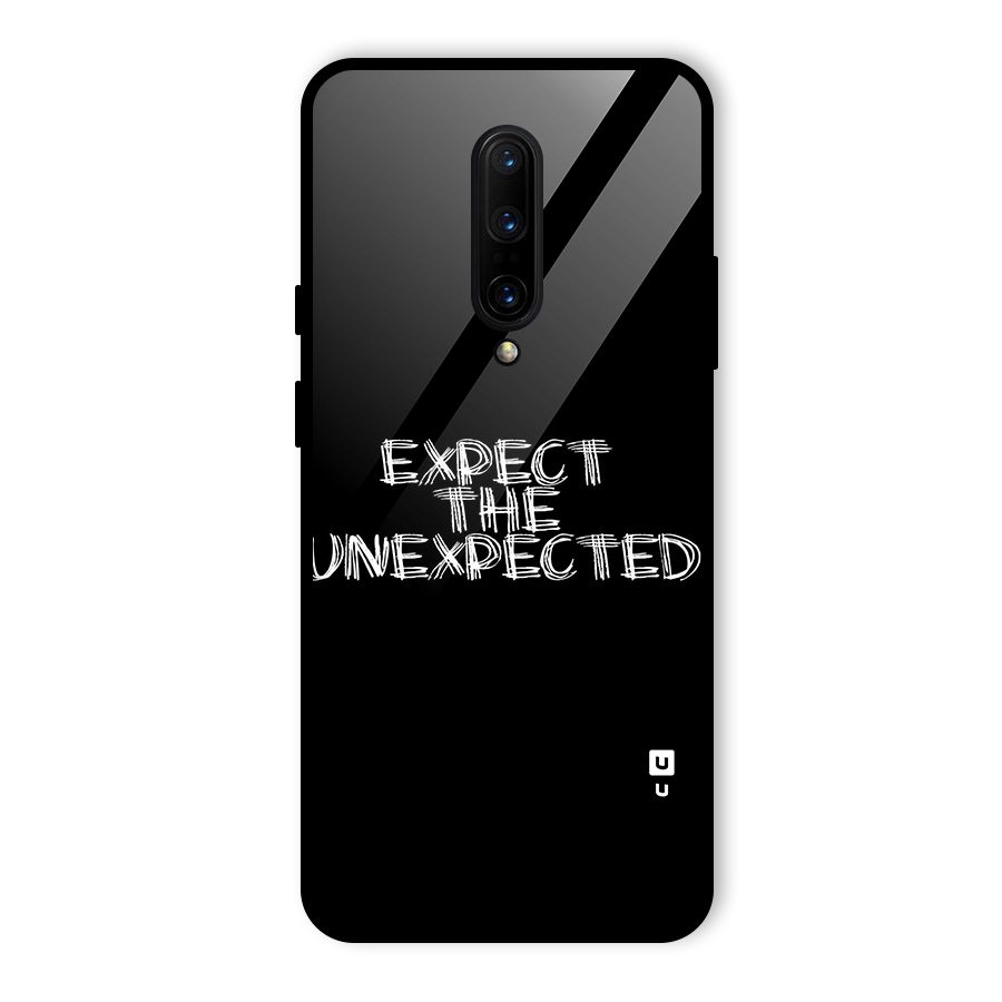 Expect The Unexpected Glass Back Case for OnePlus 7 Pro