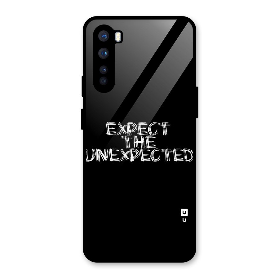 Expect The Unexpected Glass Back Case for OnePlus Nord