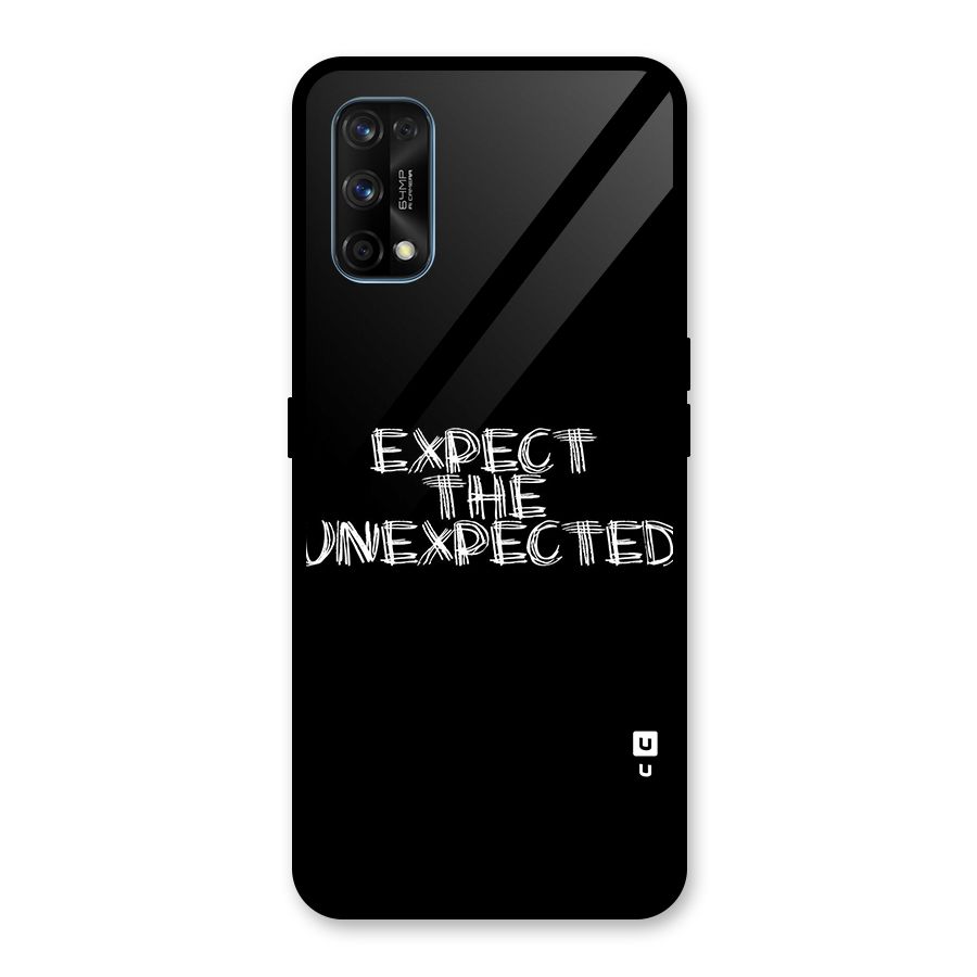 Expect The Unexpected Glass Back Case for Realme 7 Pro