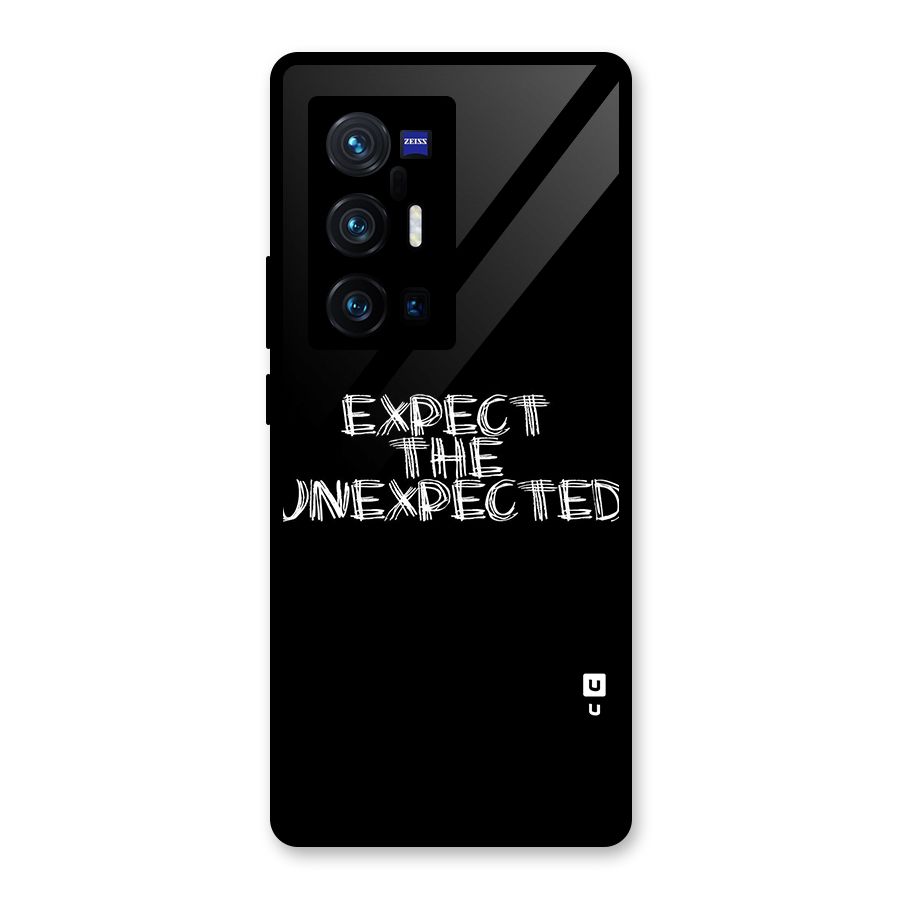 Expect The Unexpected Glass Back Case for Vivo X70 Pro Plus