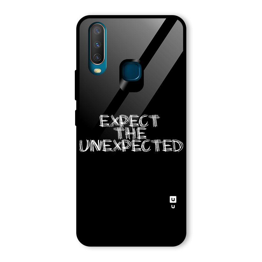 Expect The Unexpected Glass Back Case for Vivo Y15