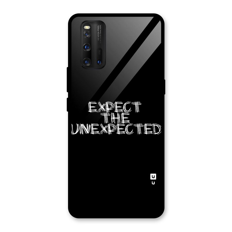 Expect The Unexpected Glass Back Case for Vivo iQOO 3