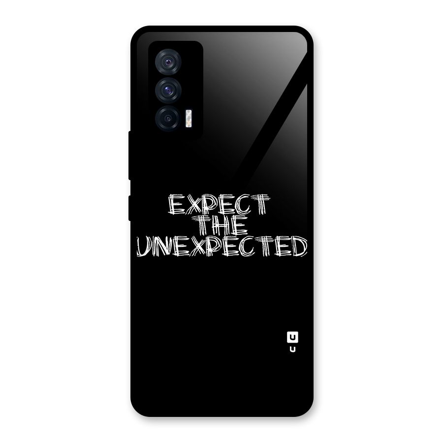 Expect The Unexpected Glass Back Case for Vivo iQOO 7 5G