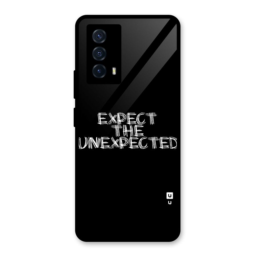 Expect The Unexpected Glass Back Case for Vivo iQOO Z5