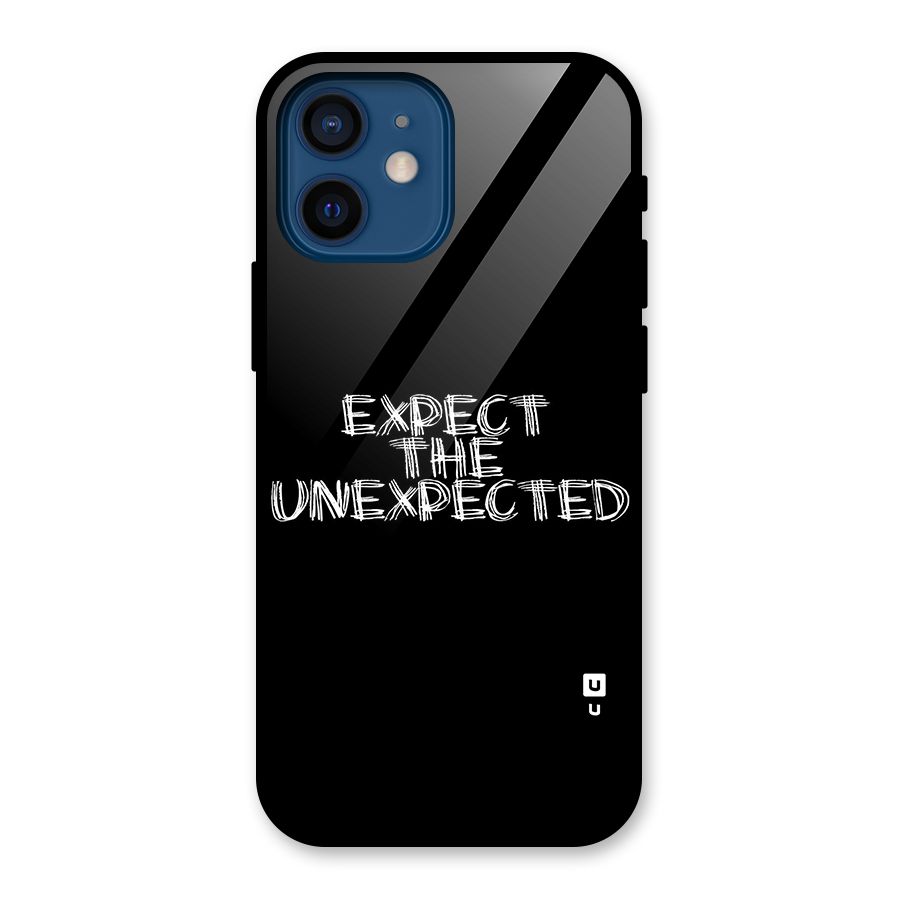 Expect The Unexpected Glass Back Case for iPhone 12 Mini