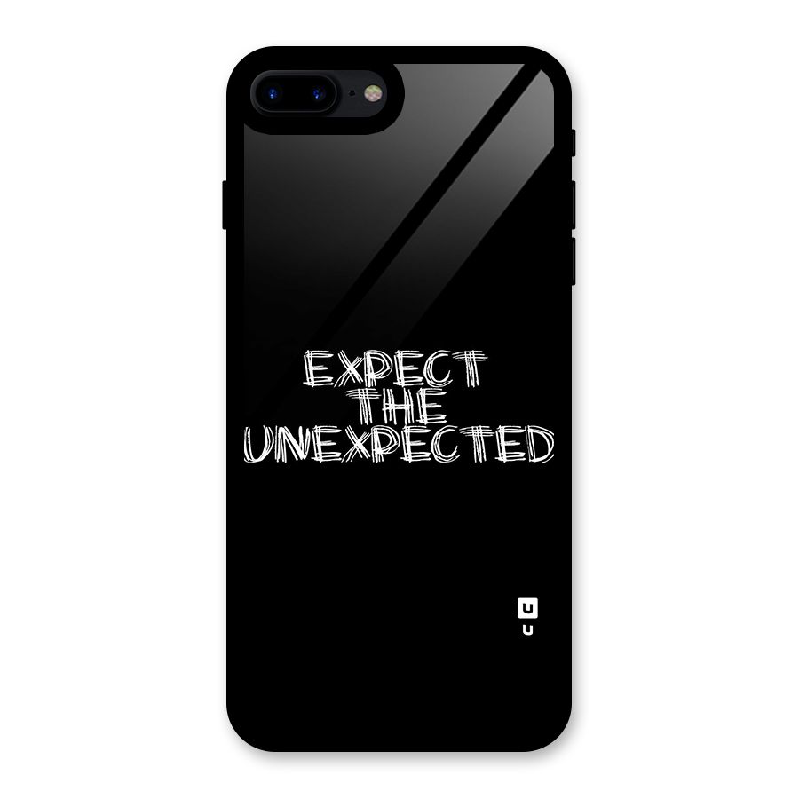 Expect The Unexpected Glass Back Case for iPhone 8 Plus
