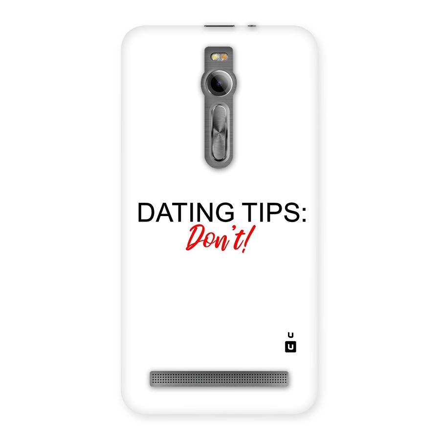 Expert Dating Tip Back Case for Asus Zenfone 2