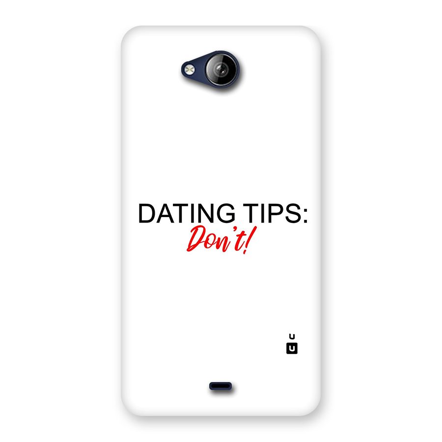 Expert Dating Tip Back Case for Canvas Play Q355