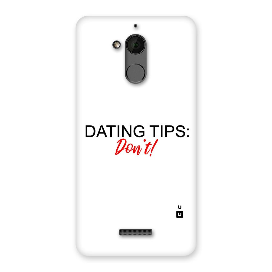 Expert Dating Tip Back Case for Coolpad Note 5