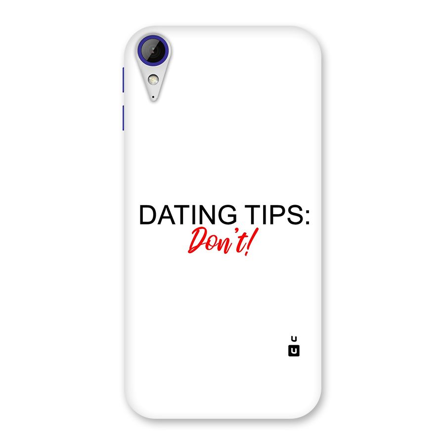 Expert Dating Tip Back Case for Desire 830