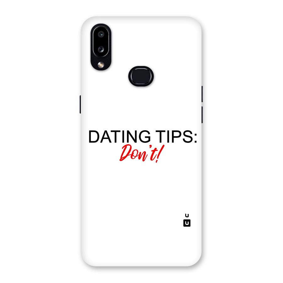 Expert Dating Tip Back Case for Galaxy A10s