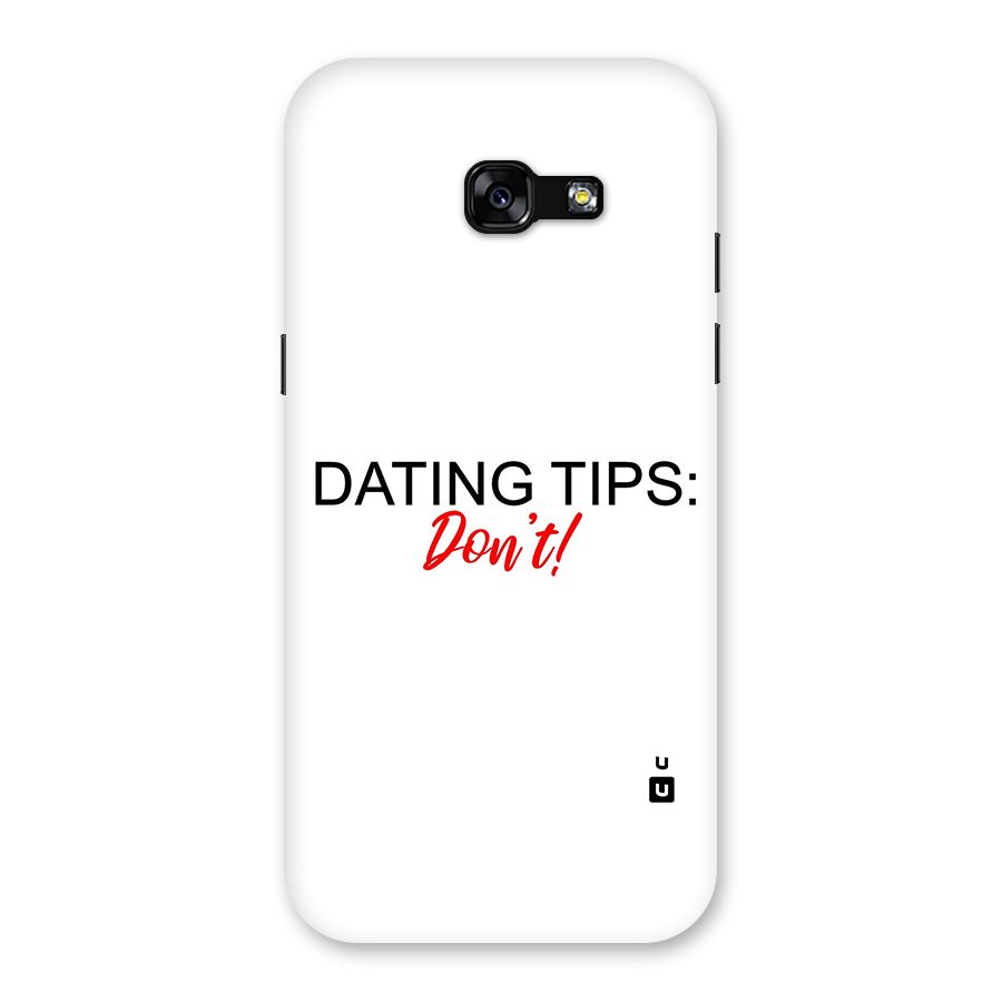 Expert Dating Tip Back Case for Galaxy A5 2017