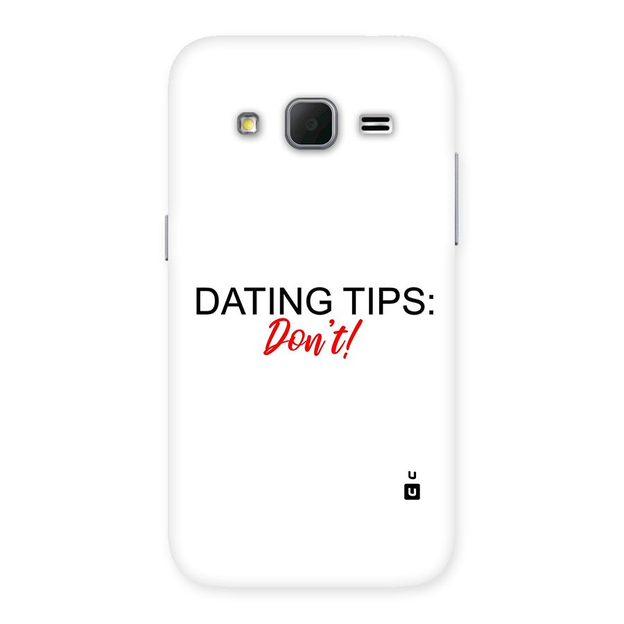 Expert Dating Tip Back Case for Galaxy Core Prime