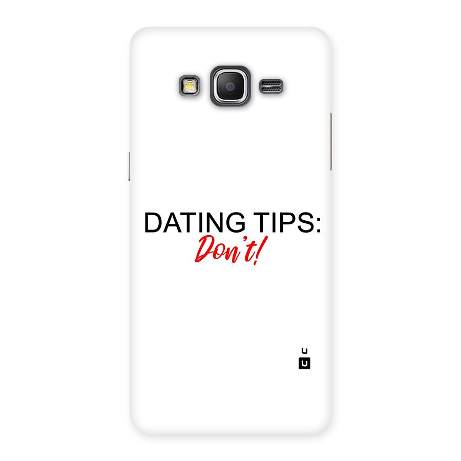 Expert Dating Tip Back Case for Galaxy Grand Prime