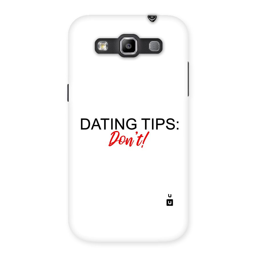 Expert Dating Tip Back Case for Galaxy Grand Quattro