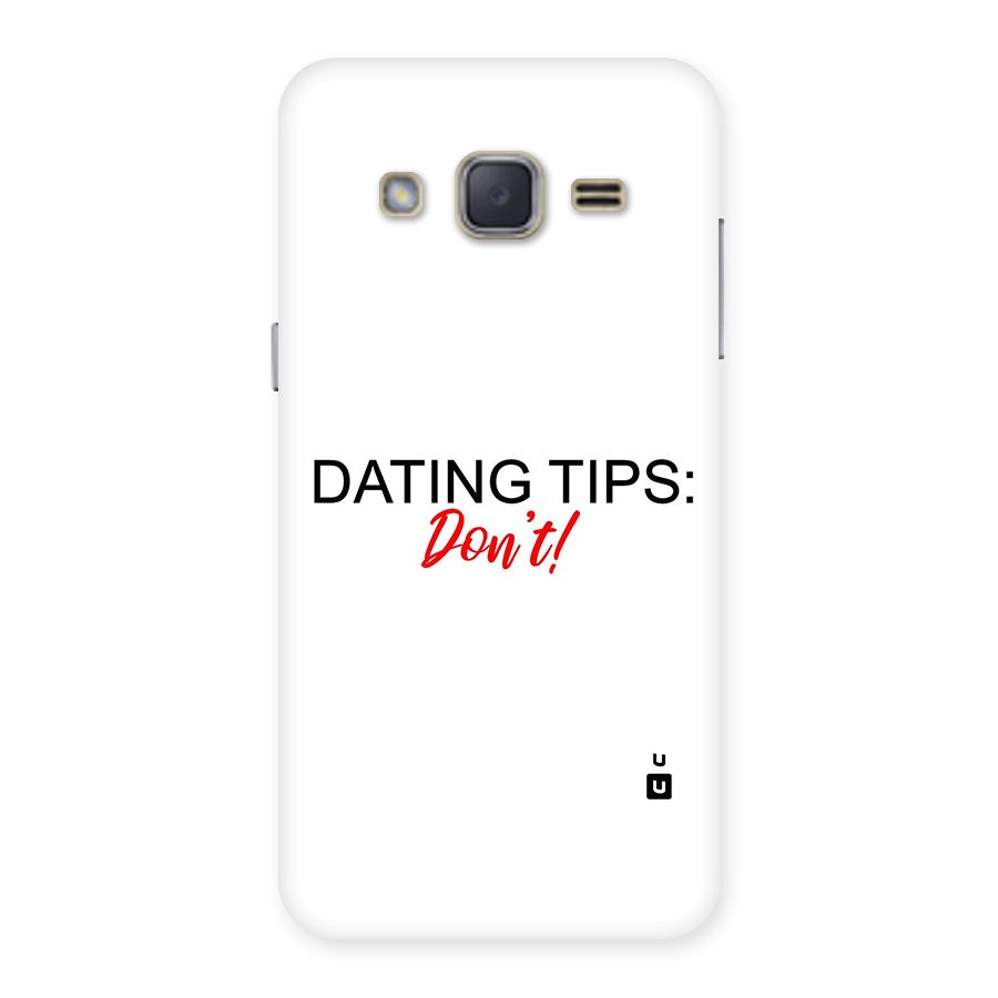 Expert Dating Tip Back Case for Galaxy J2