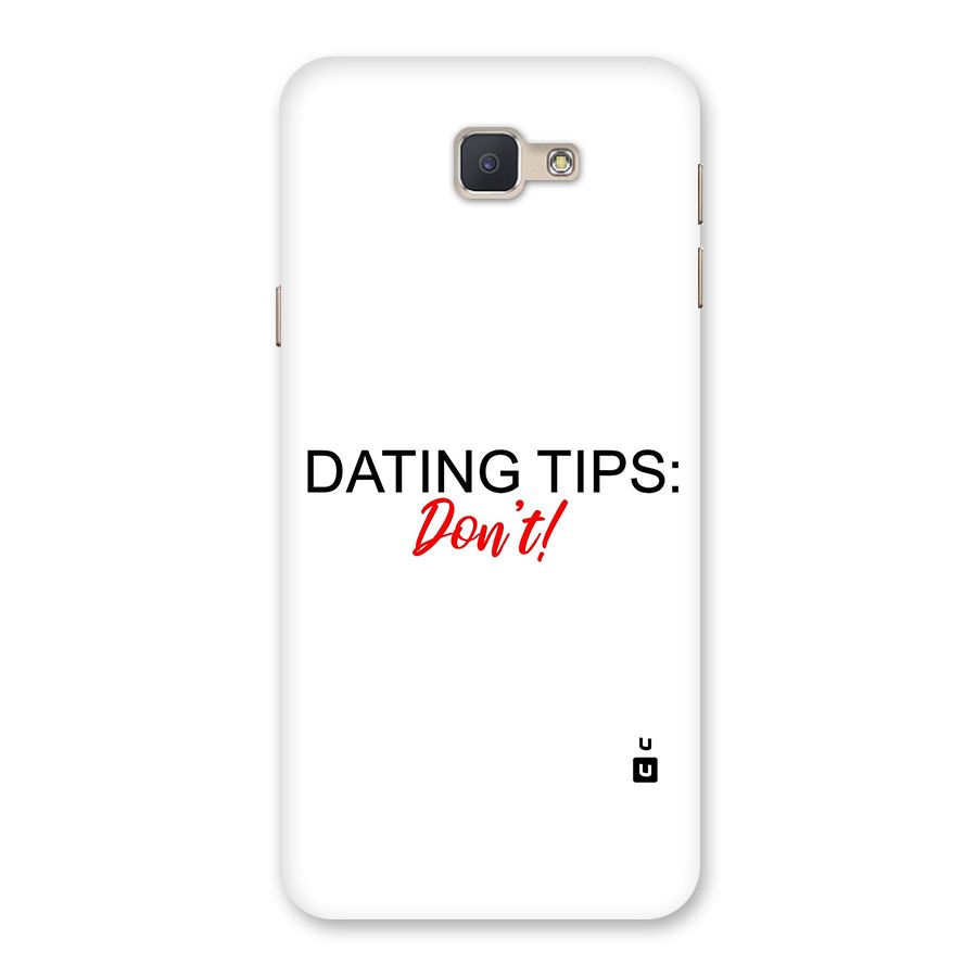 Expert Dating Tip Back Case for Galaxy J5 Prime