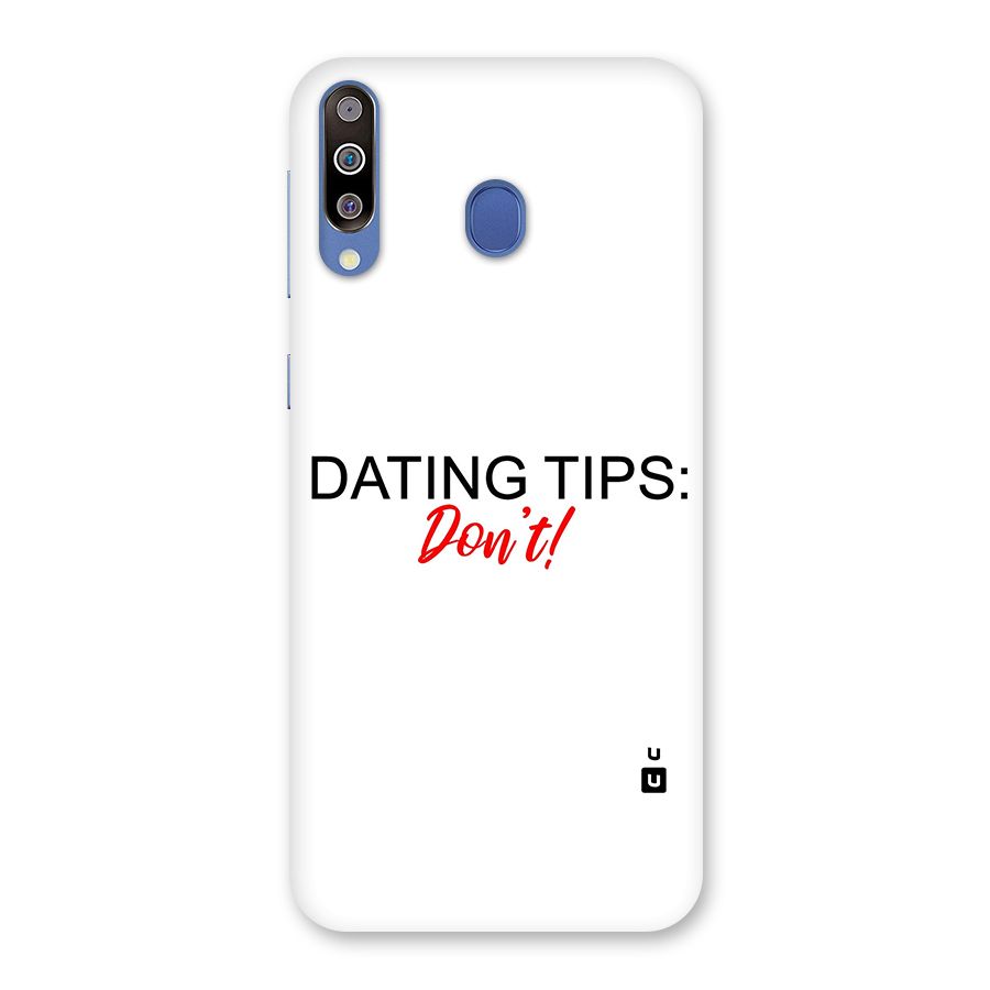 Expert Dating Tip Back Case for Galaxy M30