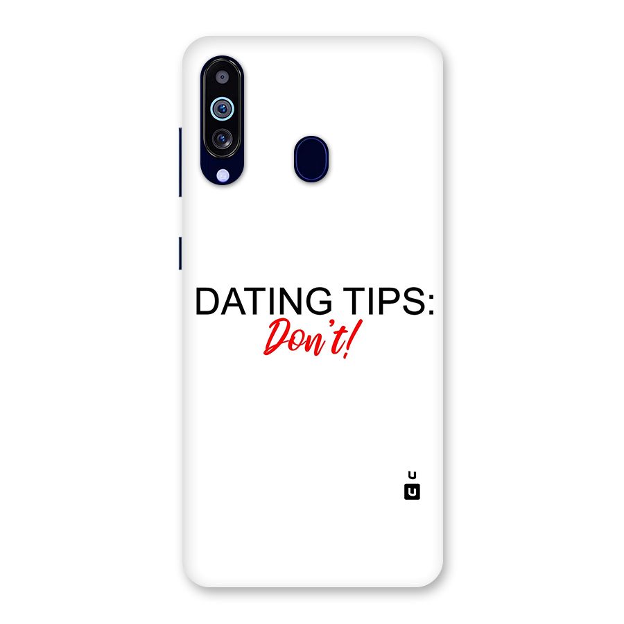 Expert Dating Tip Back Case for Galaxy M40