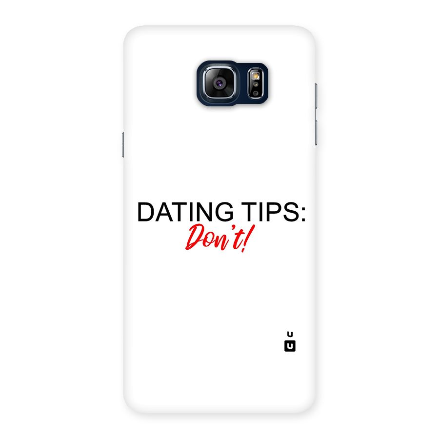 Expert Dating Tip Back Case for Galaxy Note 5