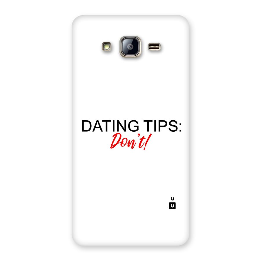 Expert Dating Tip Back Case for Galaxy On5