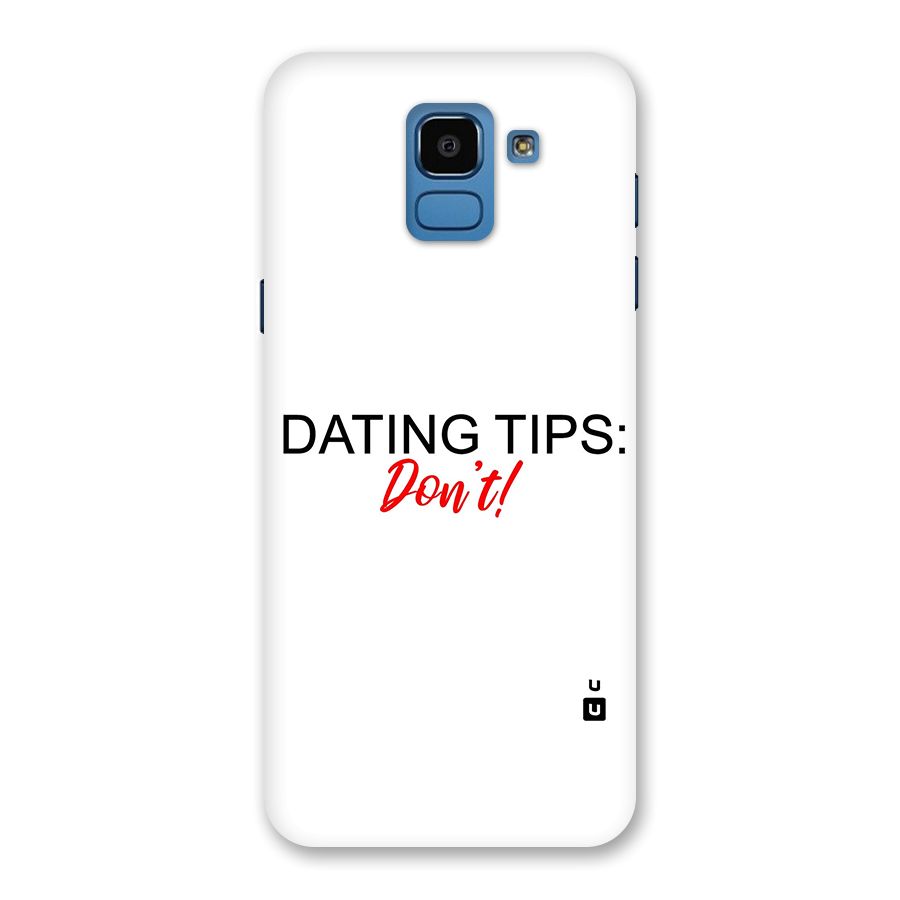 Expert Dating Tip Back Case for Galaxy On6